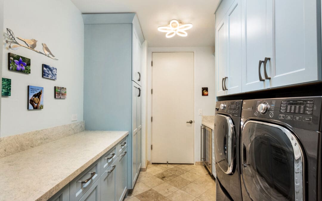 Maximizing Cabinet & Drawer Storage in a Small Laundry Room